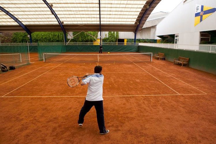 Pistas de tenis en El Real Club Jolaseta