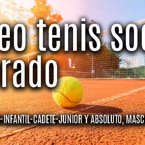 TENIS TORNEO SOCIAL FEDERADO