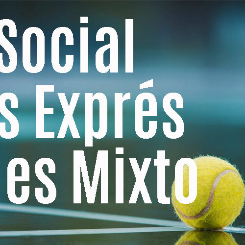 TENIS SOCIAL DOBLES MIXTO