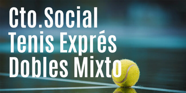 TENIS SOCIAL DOBLES MIXTO