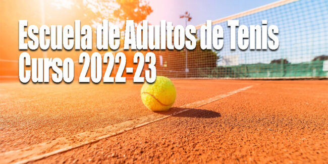 TENIS ESCUELA DE ADULTOS