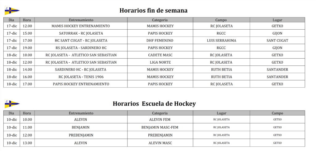 FIN DE SEMANA 17-DIC