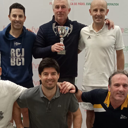 PADEL CAMPEONES EUSKADI VETERANOS