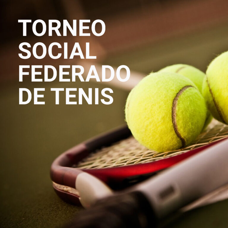 TENIS TORNEO SOCIAL FEDERADO