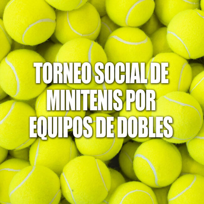 TENIS TORNEO MINITENIS