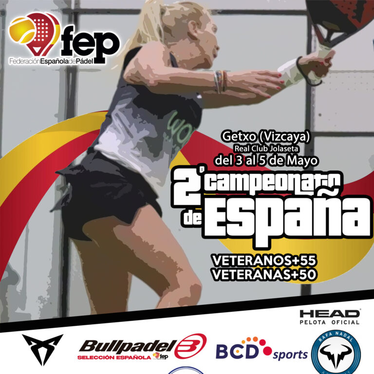 PADEL CTO ESPAÑA VETERANOS