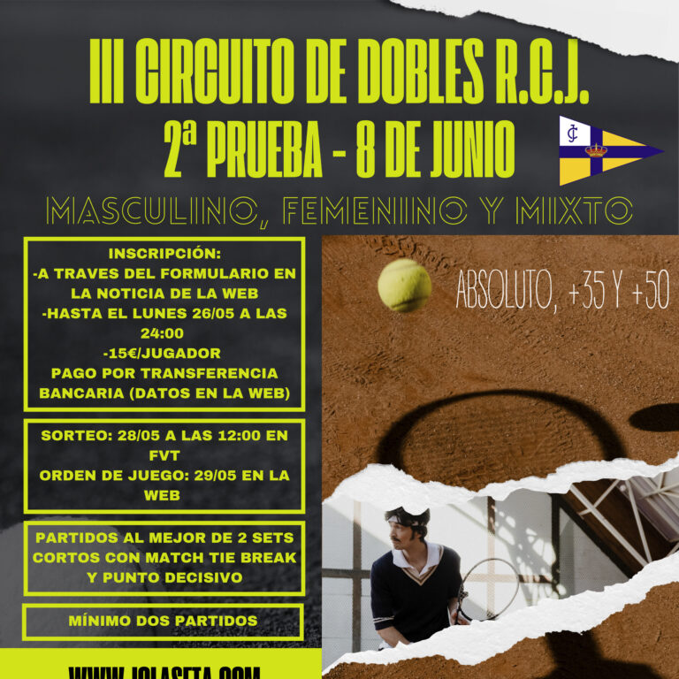 TENIS DOBLES 2 PRUEBA