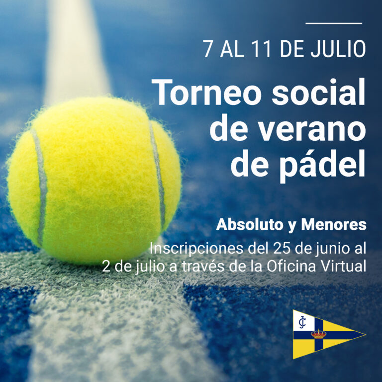 PADEL TORNEO SOCIAL DE VERANO
